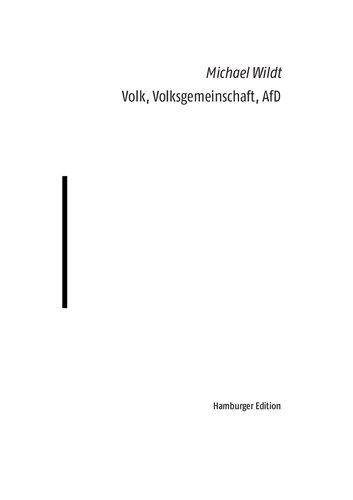 Volk, Volksgemeinschaft, AfD