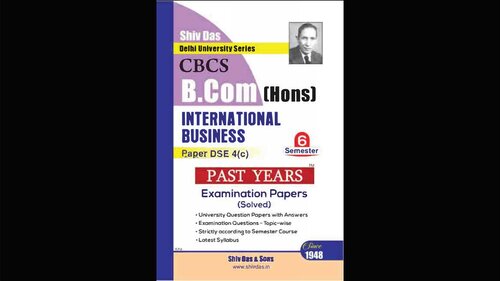 International Business for B.Com Hons Semester 6 for Delhi University by Shiv Das (With OCR)