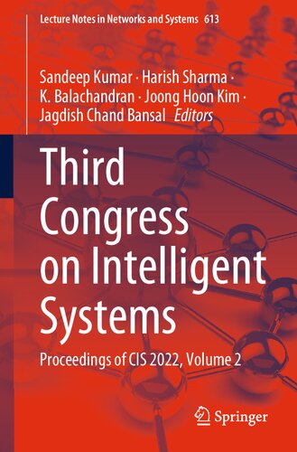 Third Congress on Intelligent Systems: Proceedings of CIS 2022, Volume 2