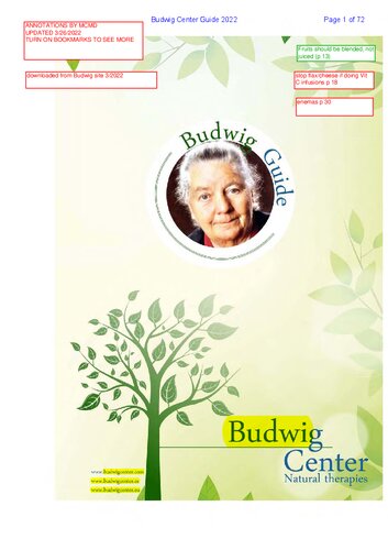 Budwig Complete Guide for Cancer (Flax seed oil & Cottage Cheese)