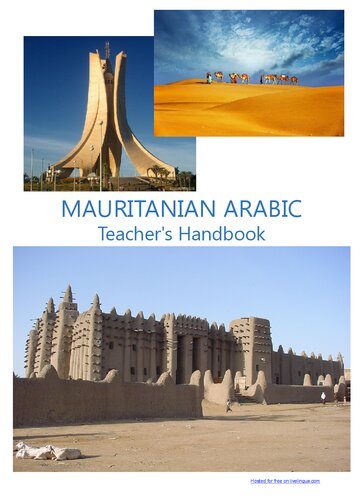 MAURITANIAN ARABIC Teacher's Handbook