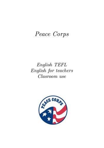English TEFL English for teachers Clasroom use