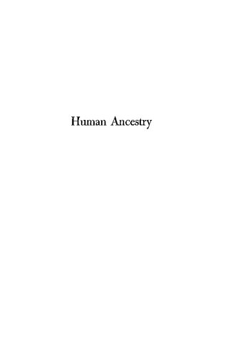 Human Ancestry from a Genetical Point of View