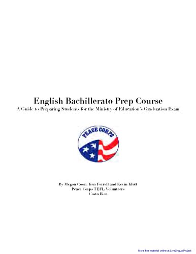English Bachillerato Prep Course