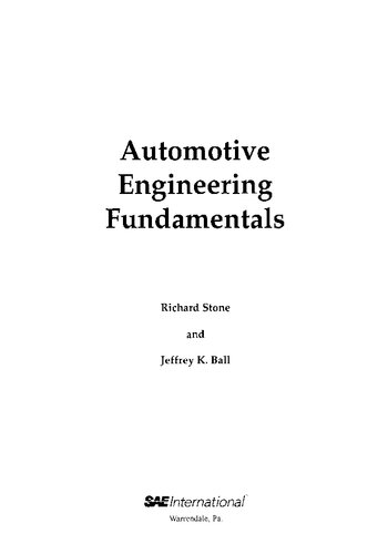 Automotive Engineering Fundamentals