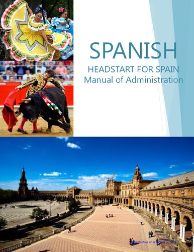 Spanish Headstart for Spain : manual of administration.