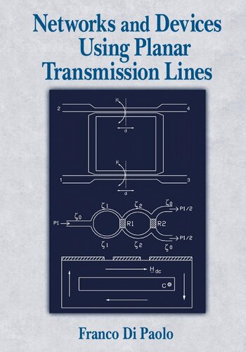 Networks and Devices Using Planar Transmissions Lines