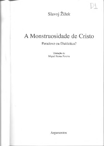 A Monstruosidade de Cristo