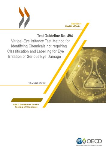 Vitrigel-Eye Irritancy Test Method for Identifying Chemicals not requiring Classification and Labelling for Eye Irritation or Serious Eye Damage