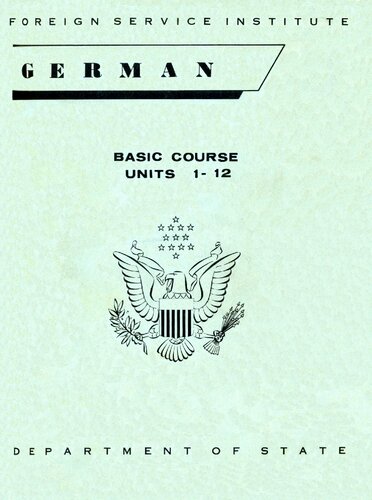 German : basic course, units 1-12.