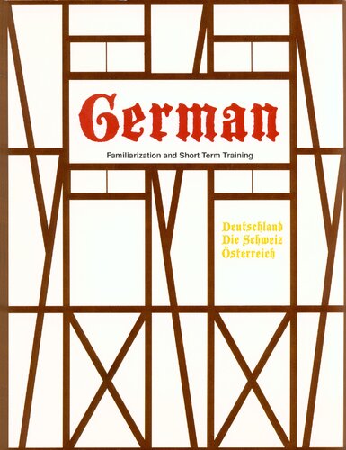 German Familiarization and Short Term Training