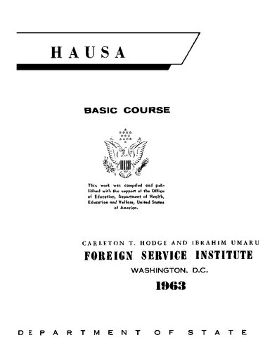 Hausa Basic Course
