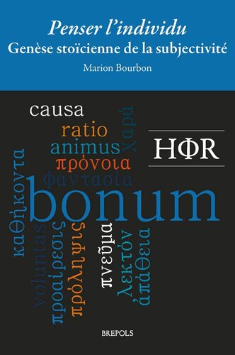 Penser l’individu: Genèse stoïcienne de la subjectivité