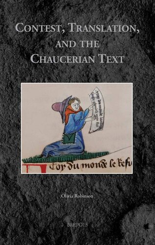 Contest, Translation, and the Chaucerian Text (Medieval Identities: Socio-Cultural Spaces)