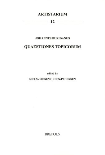 Johannes Buridanus, Quaestiones topicorum