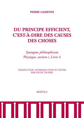Du principe efficient, c'est-à-dire des causes des choses