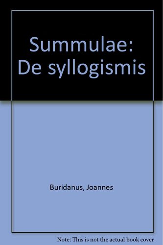 Johannes Buridanus: Summulae: De syllogismis