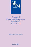 Tractatuli, excerpta et fragmenta de musica s. XI et XII