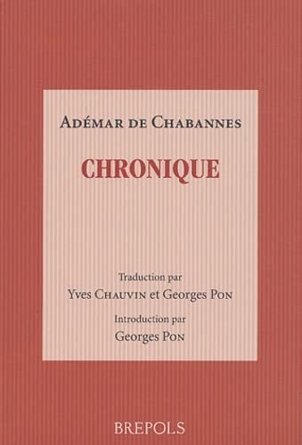 ADEMARD DE CHABANNES CHRONIQUES
