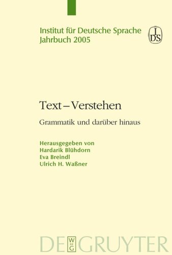 Text - Verstehen: Grammatik und darüber hinaus