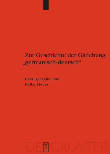 Zur Geschichte der Gleichung 