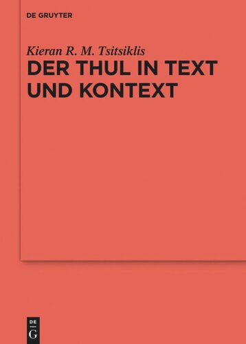 Der Thul in Text und Kontext: Þulr/Þyle in Edda und altenglischer Literatur