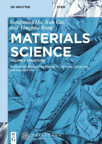 Materials Science: Volume 1 Structure