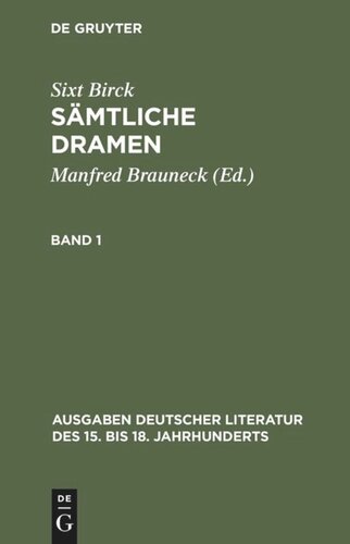 Sämtliche Dramen: Band 1 Ezechas. Zorabel. Joseph. Beel