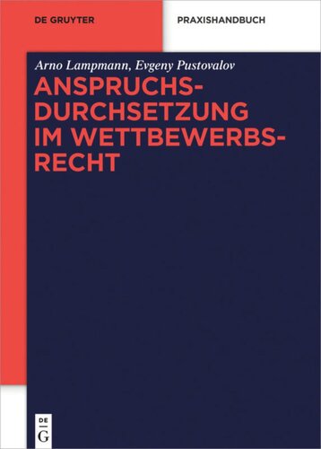 Anspruchsdurchsetzung im Wettbewerbsrecht
