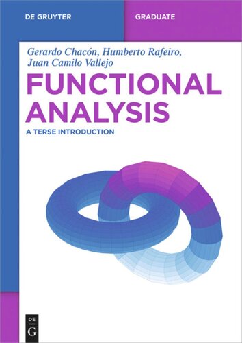 Functional Analysis: A Terse Introduction
