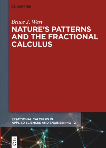 Nature’s Patterns and the Fractional Calculus