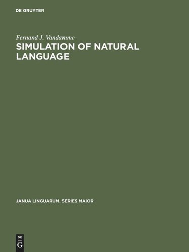 Simulation of natural language: A first approach