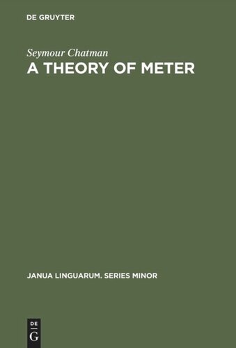 A Theory of Meter