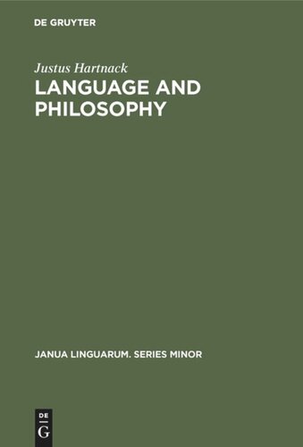 Language and Philosophy