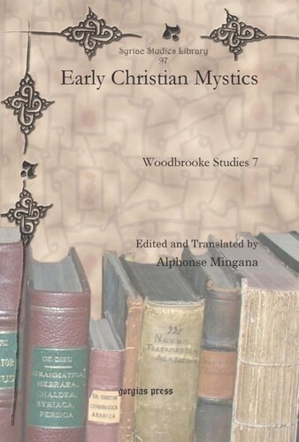 Early Christian Mystics: Woodbrooke Studies 7