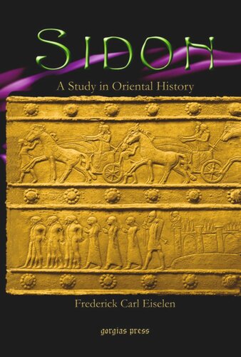 Sidon: A Study in Oriental History