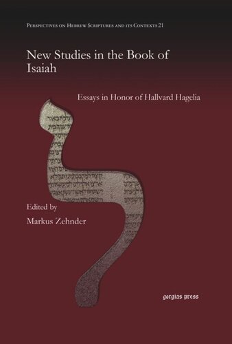 New Studies in the Book of Isaiah: Essays in Honor of Hallvard Hagelia