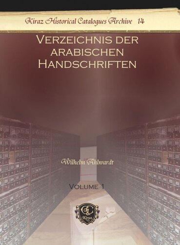 Verzeichnis der arabischen Handschriften