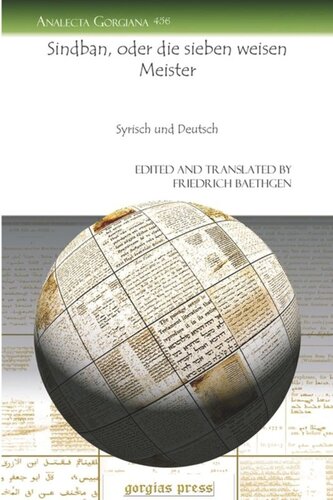 Sindban, oder die sieben weisen Meister: Syrisch und Deutsch