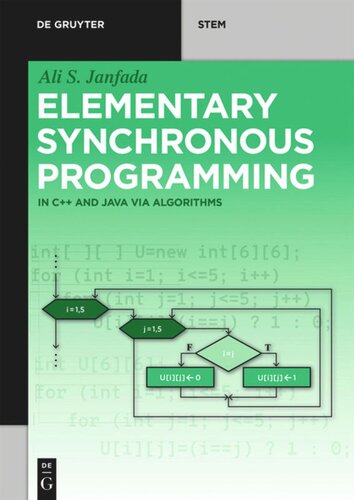 Elementary Synchronous Programming: in C++ and Java via algorithms