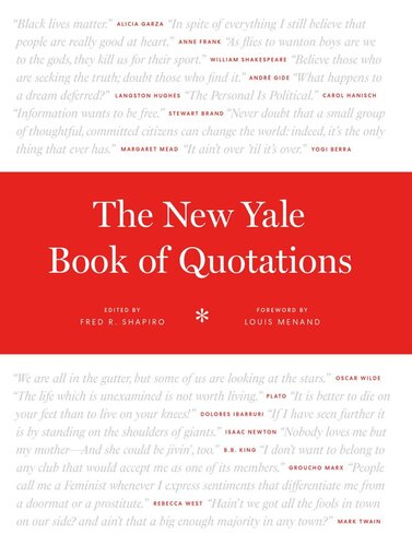 The New Yale Book of Quotations