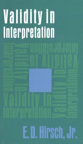 Validity in Interpretation