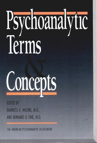 Psychoanalytic Terms and Concepts