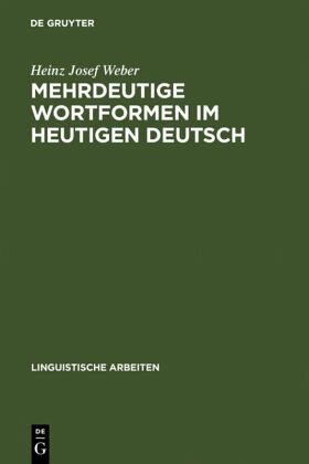 Mehrdeutige Wortformen im heutigen Deutsch: Studien zu ihrer grammatischen Beschreibung und lexikographischen Erfassung