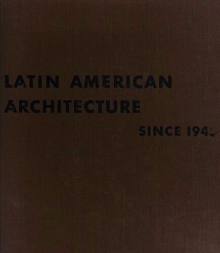 Latin American Architecture Since 1945