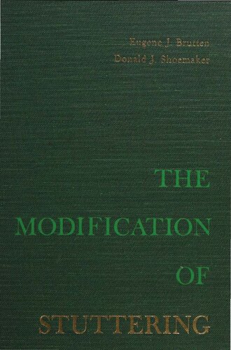 The Modification of Stuttering