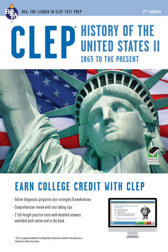 CLEP History of the United States II w/ Online Practice Exams