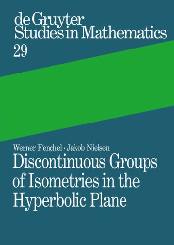 Discontinuous Groups of Isometries in the Hyperbolic Plane