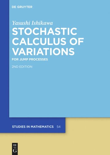 Stochastic Calculus of Variations: For Jump Processes