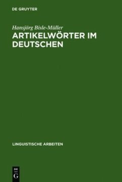 Artikelwörter im Deutschen: semantische und pragmatische Aspekte ihrer Verwendung